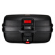 Garderi Motorcycle Trunk Trunk Schnellverkaufspedal Elektrische Batteriefahrzeug-Werkzeugkasten Universal Extra-Large Storage Back Box 698 Black 45L mit Gepäckablage