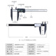Mitzi Digital Caliper Carbon Fiber Electronic Vernier Caliper High Precision Internal and External Diameter Home Measuring Tools Jewelry Wenwan Jade 0-300/0.1mm