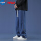NASA Marvel Jeans American Bread Jeans Men's Spring and Summer Fino suelto hetero de moda
