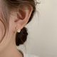 Idel Korean Compact Mini Flower Shell Earrings for Women 2025 New Trendy Temperament Internet Celebrity Earrings Flower Shell Earrings E2405