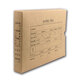 Caja de cupones XIMA A4, papel de una sola tarjeta de vaca importada de 674G papel 305*220*40 mm 5 piezas/paquete A4 contabilidad de contabilidad Filos de contabilidad de contabilidad Caja de comprobante SZ600335