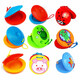 
Kindergarten plastic wooden speaker board Orff music teaching aids children's percussion instrument round dance board small quick board wooden color speaker board 2 speaker board