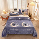 Yalu winter nap blanket thickened blanket single home air conditioning blanket office cover blanket bed sheet student lunch blanket starry sky deer BZ [dual use of bedding] 150x200cm single blanket