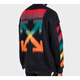 OFF-WHITEFW20 Classic Arrow Logo Print Pullover Sweater Men's Black Black XXS