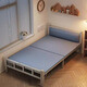
HALODN Foldable Bed Household Foldable Simple Bed No Installation Office Lunch Bed Single Bed Rental Adult Iron Bed 1.2 meters [No Installation] White Rack Gray Soft Back Beijing Speed ​​Delivery Home