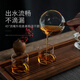 Yaji heat-resistant glass teapot, side-handled teapot, high-temperature-resistant teapot, Kung Fu tea set