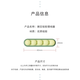 【京东物流】桌面固定理线器 硅胶电线整理收纳集线器自粘绕线器数据线缠线器 绿色-1个装