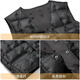 Flying in the snow, wearing down vest, down jacket, duck down winter warmth and cold protection, thick middle-aged and elderly dad's vest 175