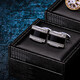 KFLK men's cufflinks high-end luxury cuff shirt sleeve nails business shirt buttons custom gift box hardcover black