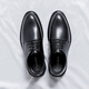PORTULSELE LEDERSUSSUSSCHUSE AMENSCHUPFISCHE BESTIMMEN CLASSIGKEITSHOUS BRITISION VERBRIAL DIAL DICK SOLLE FORMAL SHOUS Hochzeitsschuhe Männer 9033 Schwarz 43