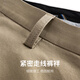 Bailing con lobos [calidad de algodón] pantalones de viaje de negocios estirados pantalones relajados pantalones casuales de hombres 701 caqui 32