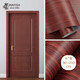 Cuttlefish wood grain door sticker self-adhesive old furniture wooden door renovation sticker red sandalwood 90*210cm