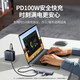Green Network Typ-C Docking Dock USB-C-Wandler Thunderbolt 4 Dock Thunderbolt 3 Divider HDMI-Netzwerkkabel-Adapter Hub Universal MacBook Laptop iPad Tablet 5-in-1 [DP+USB2.0*3+PD] 15905
