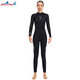 DIVE&SAIL swimsuit men's one-piece thickened 3mm sun protection warm super elastic wear-resistant cold-proof wetsuit swimsuit men's black L
