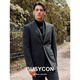 BUSYCON autumn gray wool suit men's suit high-end British style groom wedding dress slim casual suit formal suit dark gray (three-piece suit top + vest + pants) 54 reference weight 165-175Jin Jin is equal to 0.5 kg