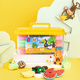
Deli 24 color ultra light clay Toy clay colored mud plasticine art handmade DIY production space sand storage box Birthday gift Children's school stationery gift
