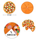 
Ha Fanyou Children's House Playing Toys Cut Simulated Kitchen Toys Cut Pizza Hamburger Cherry French Fries Coke Cake 57-piece set