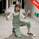 Xinyu Girls' Pants Autumn and Winter Clothes Children's Jeans Children's Clothes Women's Casual Pants Girls' Pants Medium and Large Children's Velvet Wide Leg Pants Blue A888150 Size Recommended Height 135-145cm