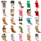 
Plush toy hand doll kindergarten story props family parent-child rag doll twelve zodiac animal glove toy brown rabbit 25cm