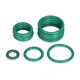 Jinggong (JINGGONG) fluorine rubber O-ring high temperature resistant sealing ring green o-type rubber gasket wire diameter 1.5/2/2.4/3.1-5mm outer diameter 16*2mm (10 pieces) fluorine rubber o-ring