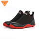 Jolly Walk Water Shoes Women's Low-top Fashion Rain Shoes Waterproof Rain Boots Overshoes JW238 Fashion Black Red 36