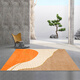 Gudie carpet living room 2023 new Nordic home-feel coffee table blanket light luxury bedroom room large area CGD-D-OG01 1.4 meters 2 meters refreshing hairless style