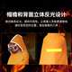 Giant wood fireproof cloak silicone fire blanket cloak family fire escape clothing gas mask fire equipment emergency set fireproof cloak children + escape gas mask