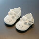 Sweet Chengzhi Baby Schuhe Frühlings- und Herbst Neugeborene Babytuchschuhe weiche Sohle 6-8-9 Monate ohne von Kinder Schritt Frontschuhen 0-1 Jahre atmungsaktiven beige-embroidered Katze mit innerer Länge 11,0 cm (ca. 0-6 Monate)