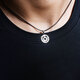 Pt.Charmpt950 Platinum Pendant Men's Platinum Gear Necklace Bracelet Pendant Single Pendant Pendant Delivery Leather Necklace Gift Out of stock, please contact customer service for customization 2g