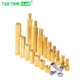 M3 M4 copper pillar M3 M4*5 6 8 10 20-50 hexagonal copper pillar stud single head double-way screw nut double-way M3*12 (10 pieces)