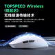 Maicon (MCHOSE) A7 high-end lightweight wireless mouse gaming e-sports office wired/2.4G/Bluetooth three-mode connection PAW3950/3395 ergonomic non-porous design A7 Pro blue
