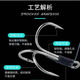 String hook line set new anchor fish hook silver carp and bighead carp string hook line set three hooks three claws anchor hook set eight claw hook extra large anti-hook anchor hook 1 set [water drop lead pendant 50g]