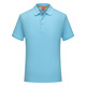 Tuojikai (TJK) custom POLO shirt lapel class uniform cultural advertising shirt class reunion DIY printed summer short-sleeved work clothes 9906-light blue L