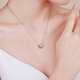 China Gold (CHINA GOLD) platinum pt950 car flower small waist platinum pendant as a birthday gift for girlfriend and wife, weighing about 2.2g