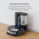 Roborock S7+ sweeping robot and sonic mop with self-empty base, automatic lifting mop, ultrasonic carpet detection, white