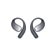 Xiaomi (MI) Xiaomi Auriculares abiertos [Subsidio del Gobierno] Aía inalámbrica de orejas cómodas para los teléfonos Android y Apple (yin negro mensual)