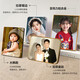 Yihao crystal table custom-made baked crystal porcelain prints family portrait photo washing photo printing creative diy frame wedding photos enlarged wall hanging 7 inches