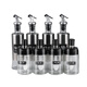 Extreme space glass oil pot seasoning bottle set 8-piece seasoning box set seasoning jar seasoning box pouring oil bottle seasoning vinegar pot