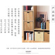 Sorachi lattice cabinet woven storage basket household imitation rattan storage box storage box cabinet clothing sundry storage box camel 29*29*29 foldable