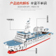 Bloques de construcción de Senbao Bloques de construcción de transportistas de aviones Shandong Modelo militar de Helicóptero Modelo militar ensamblado Toy para niños Yuanwang No. 5 Medición de figuras de barco-4 [724 partículas]
