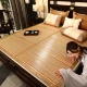 Antarctic home textile mat bamboo mat summer foldable carbonized mat summer mat double-sided bamboo mat single student dormitory bamboo mat 1.8m double home cool feeling breathable air-conditioning mat DL-Qianqianpoetic [cool but not ice suitable for naked sleeping] suitable for 0.9m bed[ 90*190cm]