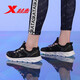 Xtep sports shoes running shoes winter mesh breathable lightweight running shoes women's shoes casual shoes black