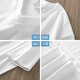 Romon Japanisch 270 g schweres V-Ausschnitt Kurzärärmelte T-Shirt für Männer Sommer reines Baumwoll-Huhnherzkragen Basishemd Lose halbärmelig T-Shirt Black 3xl 180-210jin [Jin ist gleich 0,5 kg]