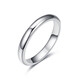 Xiele Beloved PT950 platinum men's ring wedding plain aperture ring gift for boyfriend customized model classic