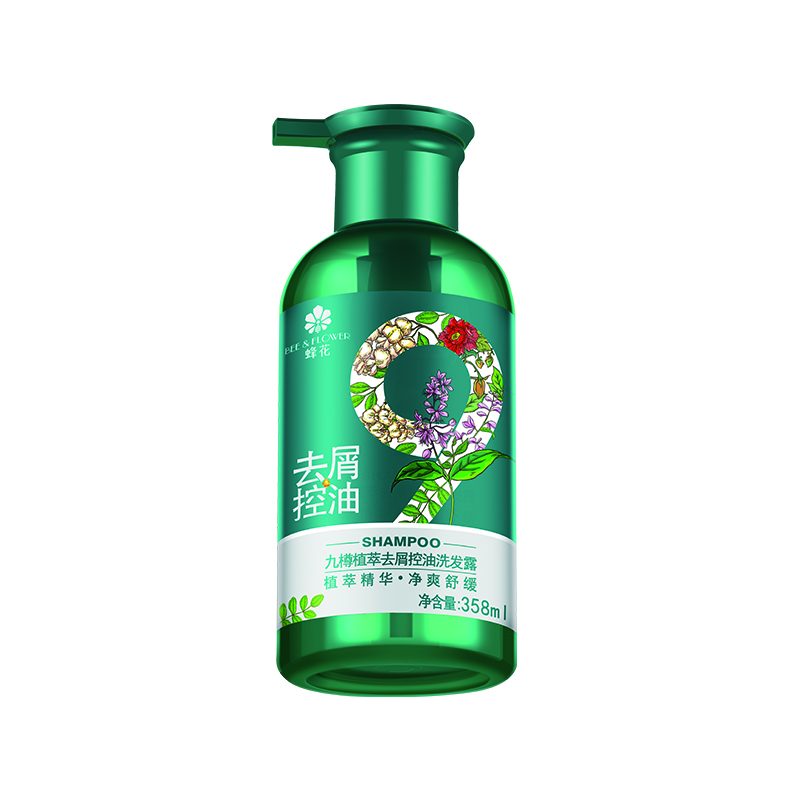 蜂花九樽植萃去屑控油洗发露358ml