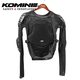 KOMINE SAFETY&INNOVATION越野摩托古风铠甲系列CE2级防摔全网眼高弹通风骑士护甲衣SK-844 黑色 L