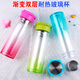 
Lock Lock Star Diamond Double Glass Water Cup Heat-resistant and Anti-scalding Summer Color Gradient With Tea Net Creative Portable Cup LLG653 LLG655 Pink Gradient 350ml