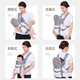 Aiyuanmei (aiyuanmei) Babygurt vorne und hinten mit zwei Purzontal- und Front-Held-Stilen einfacher Baby-Multifunktions-Neugeborene-Leichtbaby-Rücken-Artefakte Graues Schwein atmungsaktives Netzhautstil
