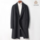 DK Light Luxury Men's Clothing 100% Pure Wool Wool Lool Coat Beat Being Breakbreaker Outumn and Winter New Business Mizhi Green M