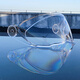 Orz728 model helmet lens windproof sun protection PC mirror silver plated